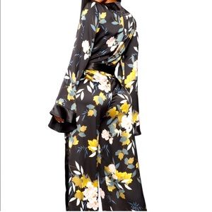 Rooting For You Floral Jumpsuit